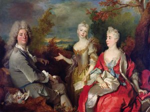 Retrato de família, c.1710